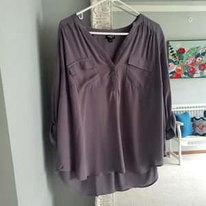 Gray Torrid Harper Blouse